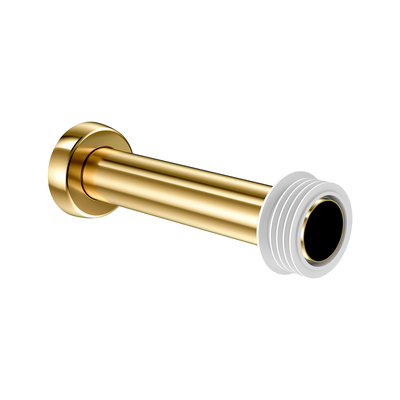 tubo de ligacao para bacia sanitaria docol 626343 25cm ouro polido 01