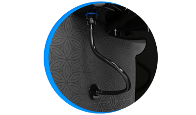 ligacao flexivel para agua fria pvc blukit 251938 60cm preto descricao 01