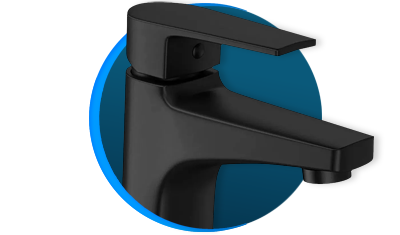 Misturador Monocomando Deca Level 2875.BL26.MT De Bancada Black Matte