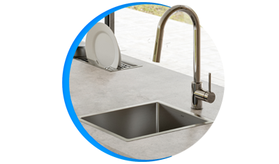 cuba simples docol bistro 30x40 02112216 de sobrepor embutir aco inox escovado descricao 03