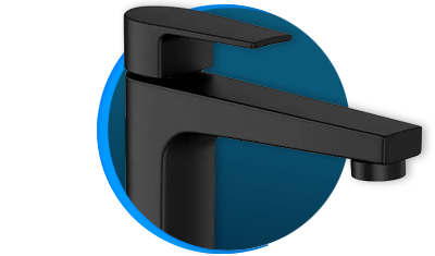 Torneira Deca Level 1189.BL26.MT De Bancada Black Matte