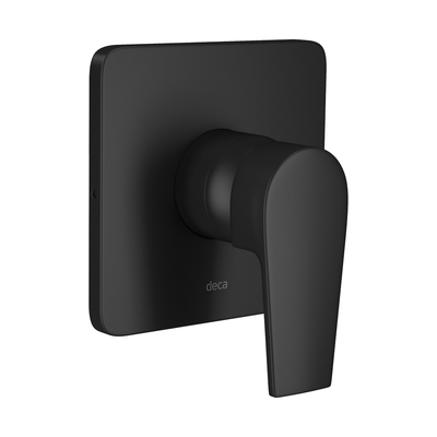 acabamento monocomando para ducha higienica deca level black matte