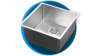 cuba simples docol bistro 40x40 02112316 de sobrepor embutir aco inox escovado descricao 01