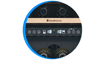 adega debacco 46 garrafas dual zone abertura lado esquerdo 220v descricao 03