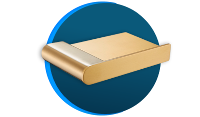 saboneteira lorentrend 2008 g87 lorenzetti de parede brushed gold 01