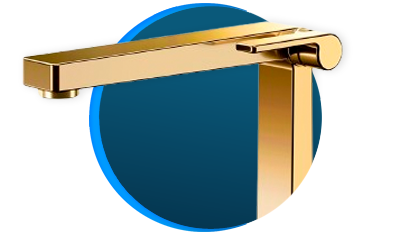 torneira para banheiro docolstillo 90o docolchroma 824843 bica alta ouro polido descricao