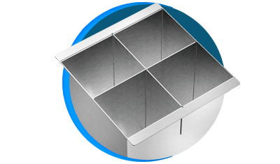 escorredor talheres quadrado docol docolfit 15cm 02159316 aco inox escovado descricao 02