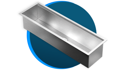 calha para canal equipado docolfit 60cm 02160116 aco inox escovado descricao 01