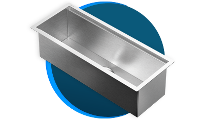 calha para canal equipado docolfit 45cm 02159916 aco inox escovado descricao 01