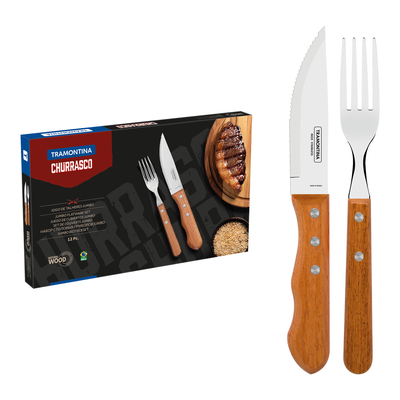jogo de talheres dynamic tramontina churrasco 12 pecas 22399063 madeira natural 01