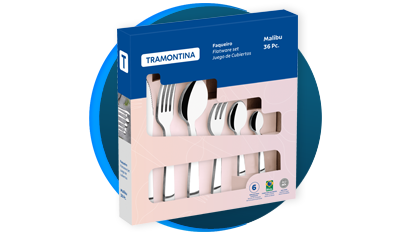 jogo de talheres 36 pecas tramontina malibu 23799016 inox descricao 02