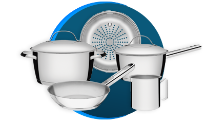 jogo de panelas fundo triplo tramontina allegra 5 pecas 65660280 inox descricao 01