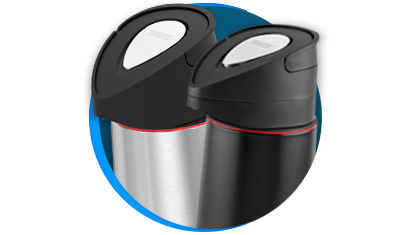 garrafa termica tramontina exata com bomba de pressao 1 2l inox e preta descricao 01