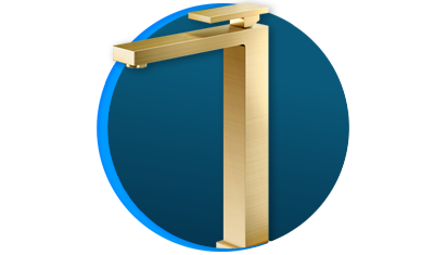 torneira para banheiro docol new edge docolchroma 925172 bica alta de mesa ouro escovado descricao