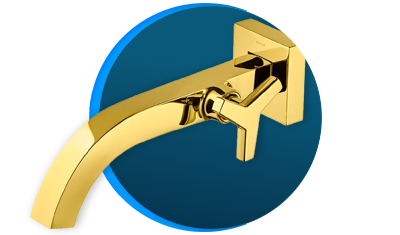 torneira para banheiro docol docolcity docolchroma 876443 de parede ouro polido descricao