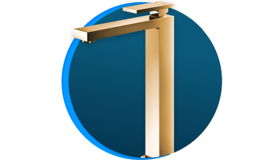 misturador monocomando docol new edge docolchroma 925443 bica alta de mesa ouro polido descricao 01