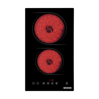 cooktop vitroceramico tramontina new square touch 94748022 com 2 bocas preto 220v 01