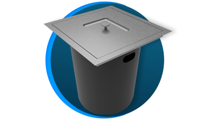 lixeira debacco de embutir tampa quadrada inox escovado 5l descricao 01