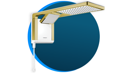 chuveiro lorenzetti acqua duo ultra eletronico branco matte gold descricao 01