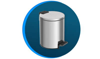 lixeira inox tramontina loop 94547003 redonda com pedal 3 l descricao 01