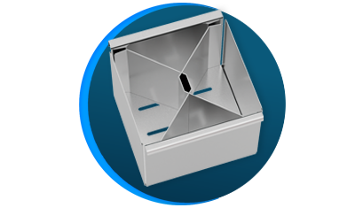 porta talheres tramontina 15cm 94534124 em aco inox scotch brite descricao 01