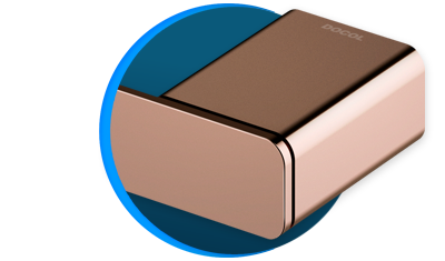 porta toalha docol docolflat docolchroma 60cm 961330 cobre polido descricao 01