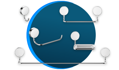 kit de acessorios docoldot 5 pecas 21542006 cromado descricao 01