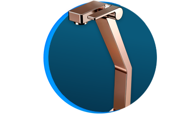 torneira para banheiro docolstillo docolchroma 820330 bica alta cobre polido descricao