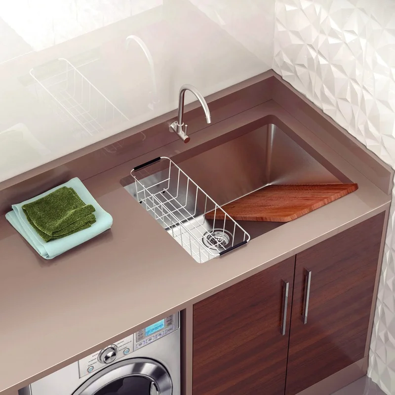 tanque de lavar roupa inox