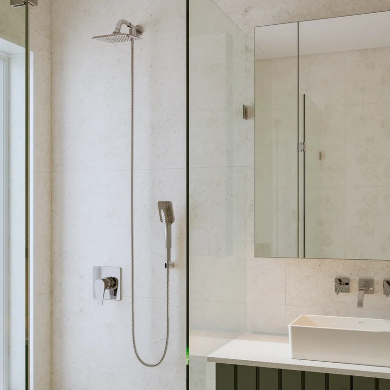 ducha fria instalada