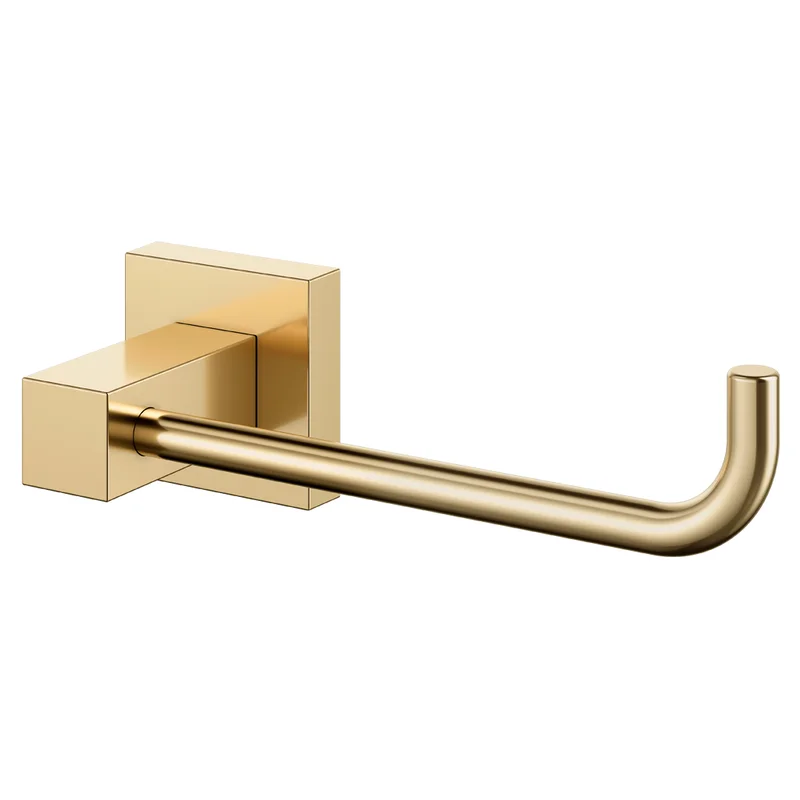 suporte de papel higienico dourado