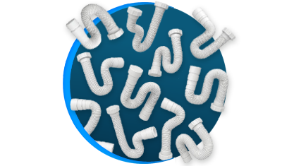 kit 10 sifoes tubo extensivo universal 72 cm blukit 030101 branco descricao 01