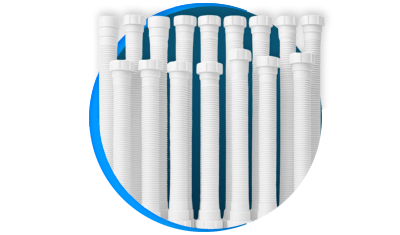 kit 20 sifoes tubo extensivo universal 72 cm blukit 030101 branco descricao 01
