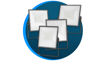 kit 4 refletores lorenzetti lorenled 10w stilo preto bivolt descricao