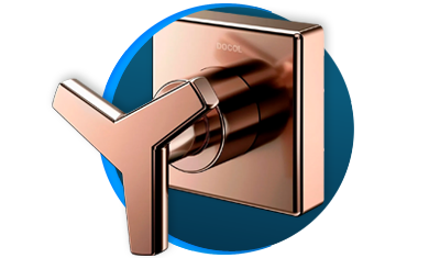 acabamento para registro docol docolcity 877130 docolbase cobre polido descricao