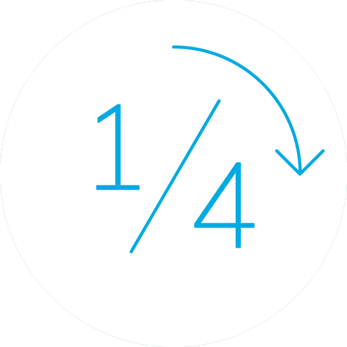 Abertura em 1/4 de Volta