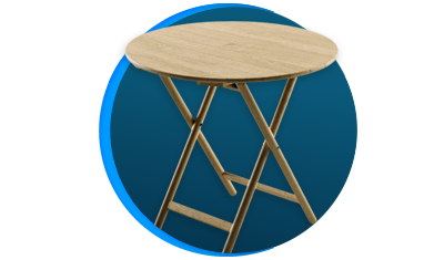 mesa dobravel redonda tramontina bossa 13695080 de madeira tauari natural descricao