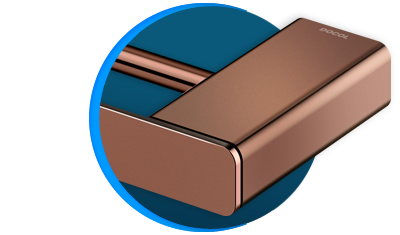 porta toalhas duplo docol docolflat docolchroma 1013730 cobre polido descricao