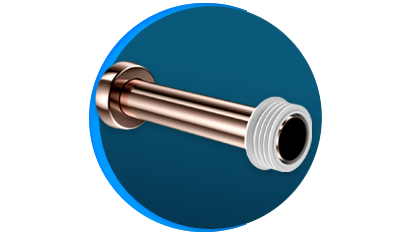 tubo de ligacao para bacia sanitaria docol 626330 25cm cobre polido descricao