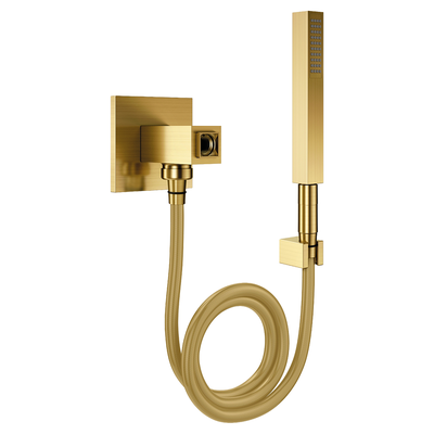 Docoo2 Ducha Manual Docol Square 604272 Ouro Escovado | Copalux