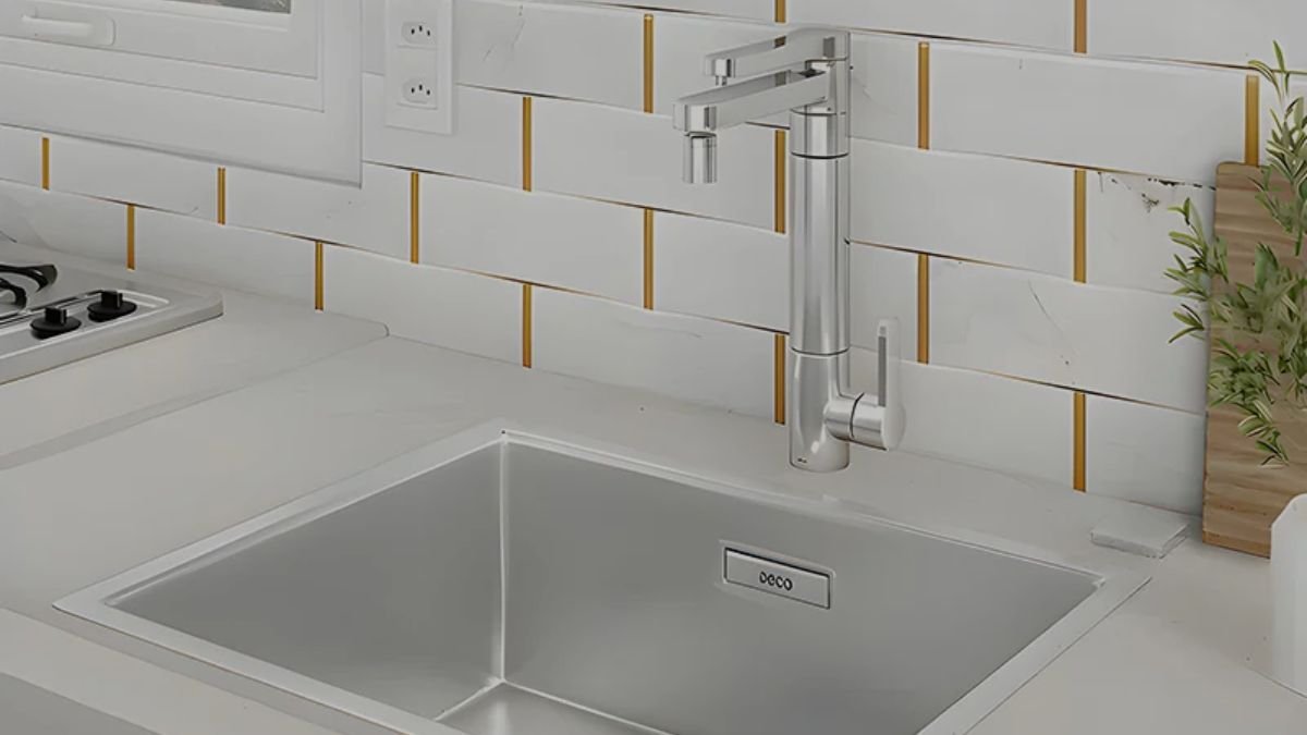 balcao de cozinha com torneira