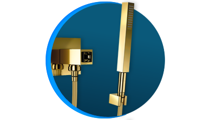 ducha manual com desviador docol square 604243 ouro polido descricao