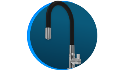 torneira zagonel motion flexivel de bancada preta descricao 01