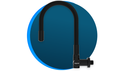 torneira zagonel motion flexivel de parede total black descricao 01