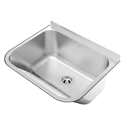 Tanque Docol Monobloco 55x45 Com Válvula 32 Litros Inox Polido