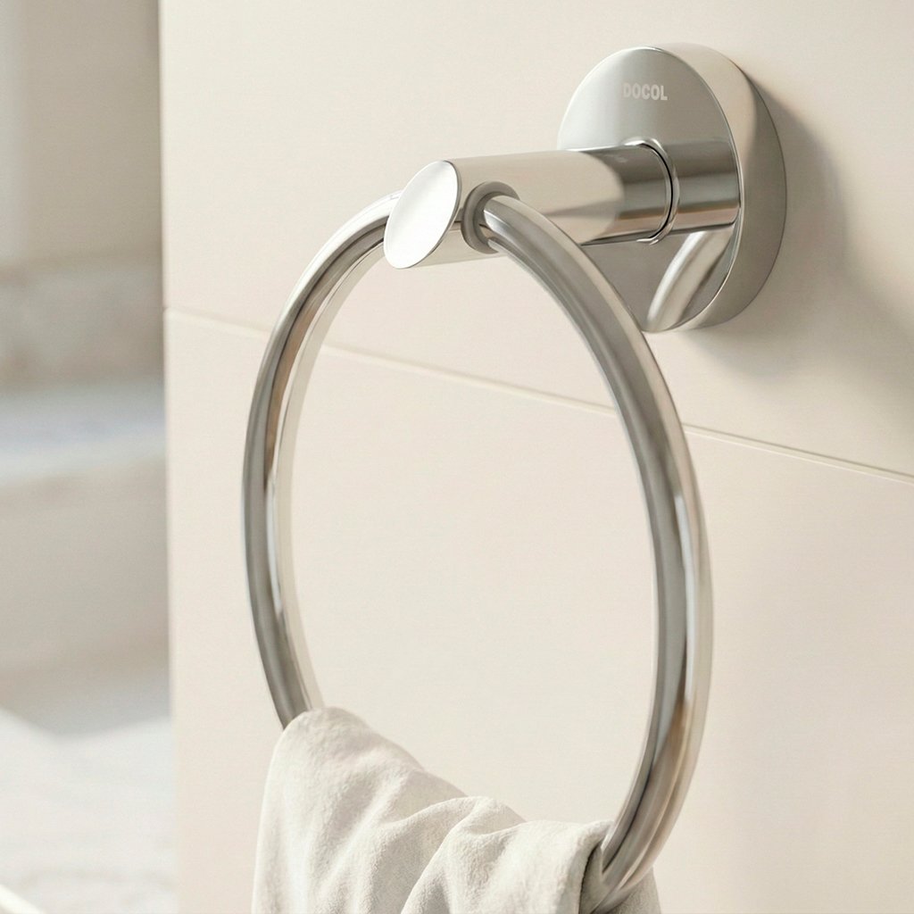 Porta Toalhas Argola Docol Hope 763706 Cromada | Copalux