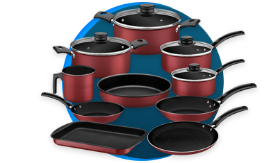 jogo de panelas tramontina turim 10 pecas 20297964 starflon max vermelho descricao 01