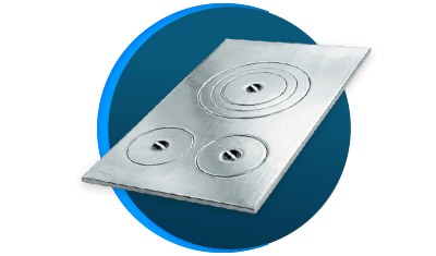 chapa para fogao a lenha espelhada 3 furos 40x60cm em ferro fundido descricao 01