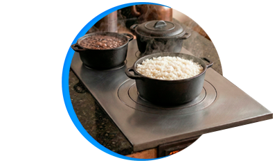 chapa para fogao a lenha polida 3 furos 40x60cm em ferro fundido descricao 02