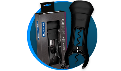 saca rolhas tramontina harmoniza 25551100 com corta lacres preto descricao 01